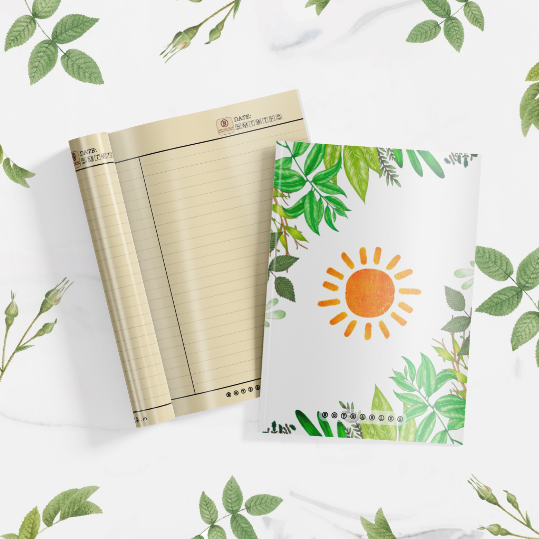 Plantable Tropical Sun Notebook A5