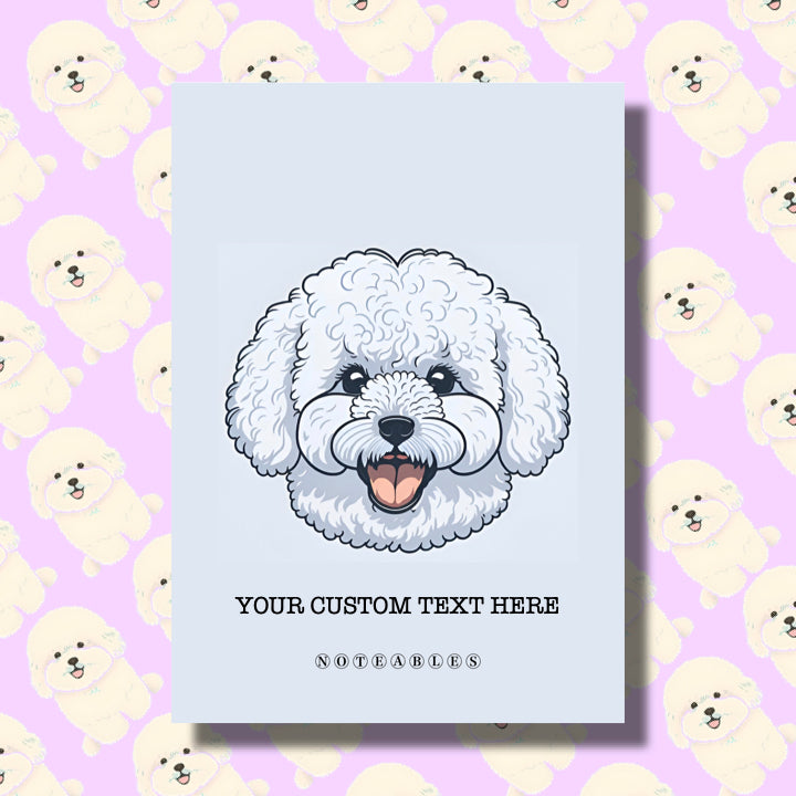 Bichon Poodle Themed Notebook A5