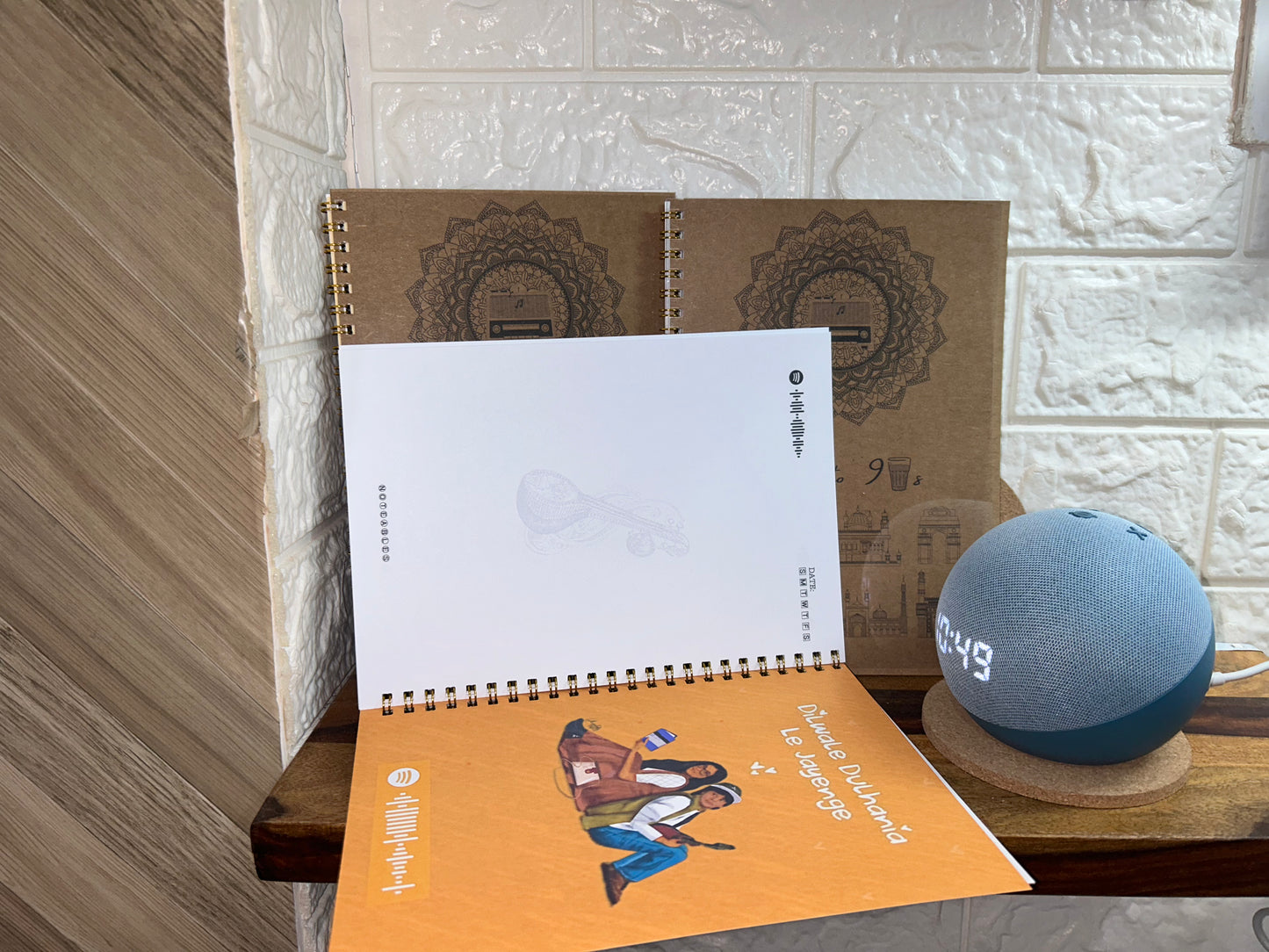 Back To 90s Golden Spiral Notebook A5