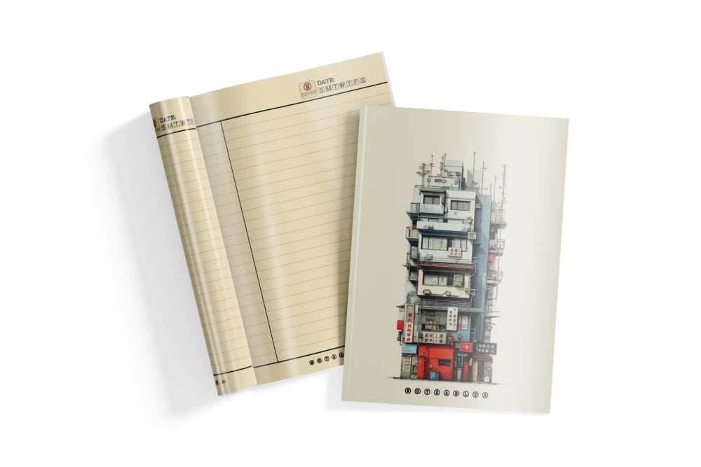 Japanese Building Edition Notebook A5