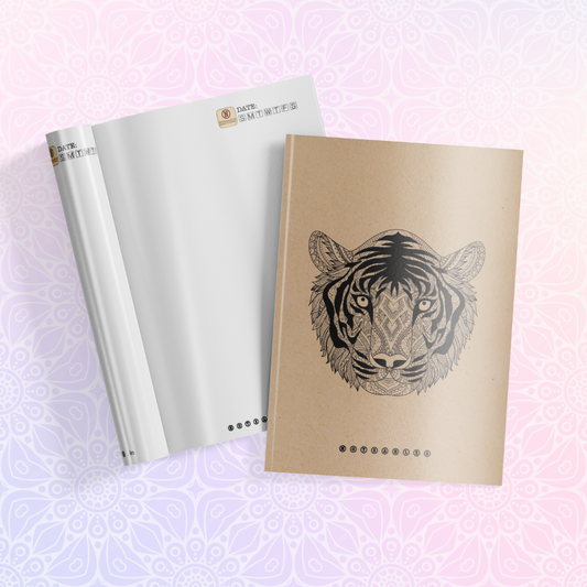 KRAFT TIGER MANDALA NOTEBOOK A5