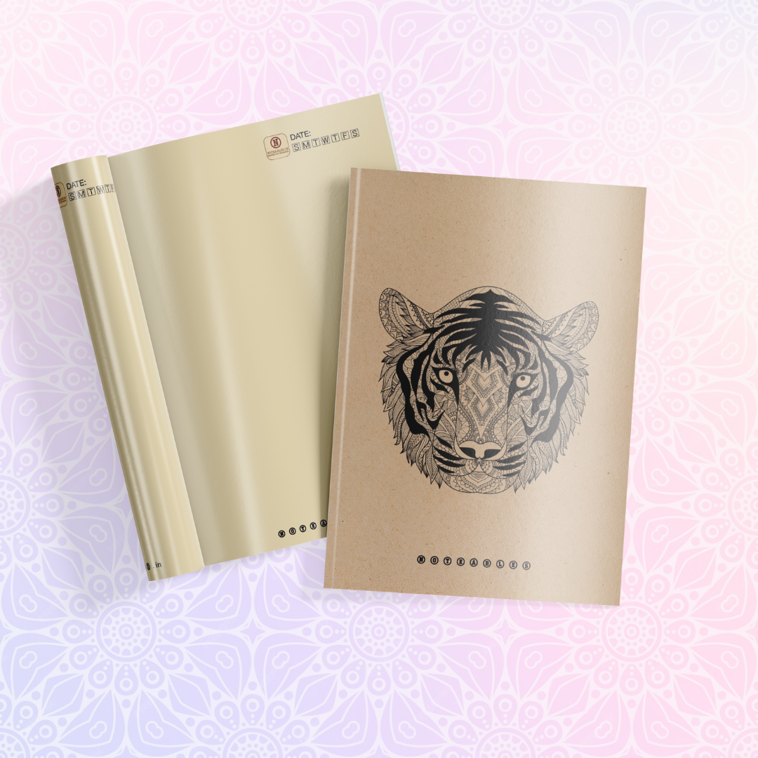 KRAFT TIGER MANDALA NOTEBOOK A5
