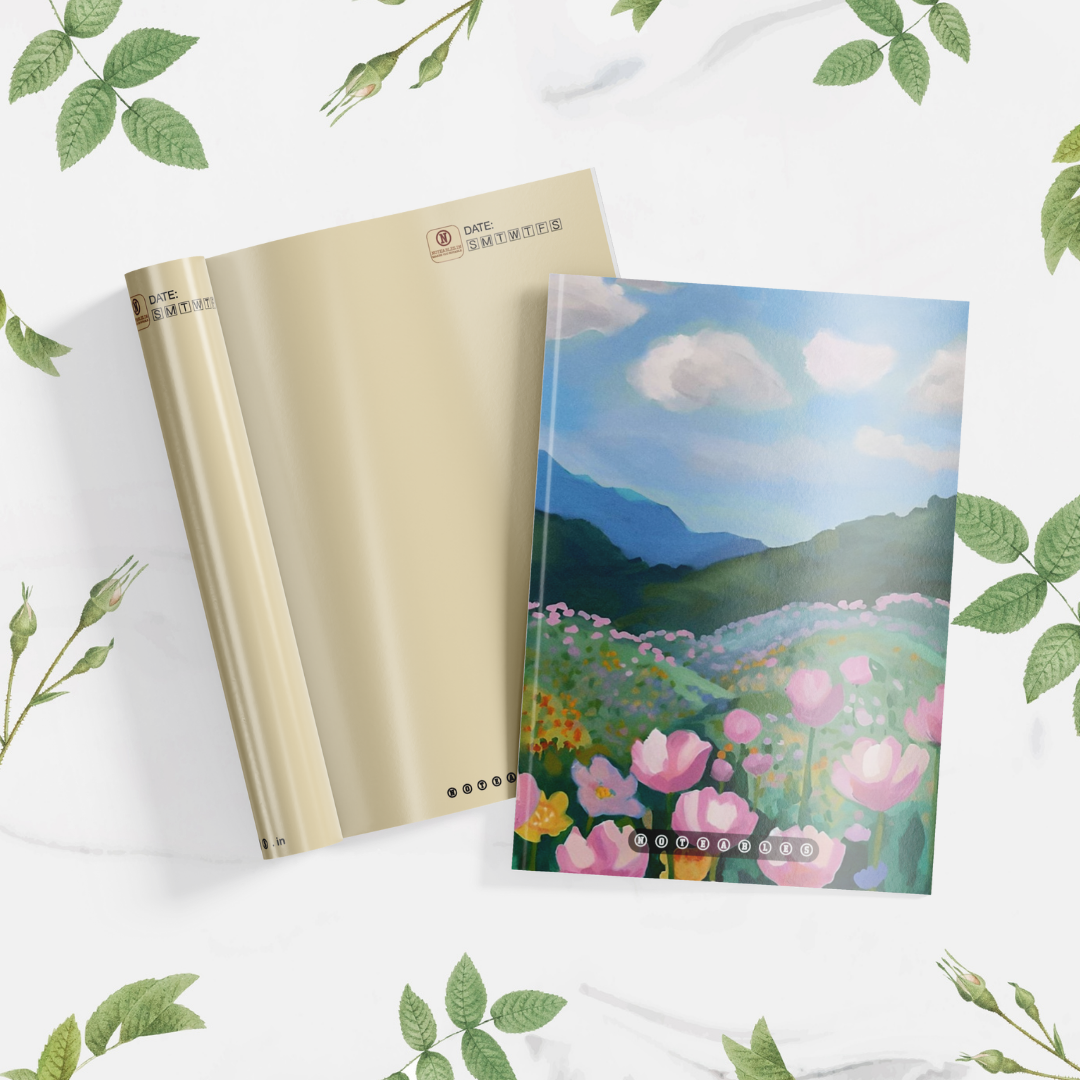 Plantable Blooming Flowers Notebook A6