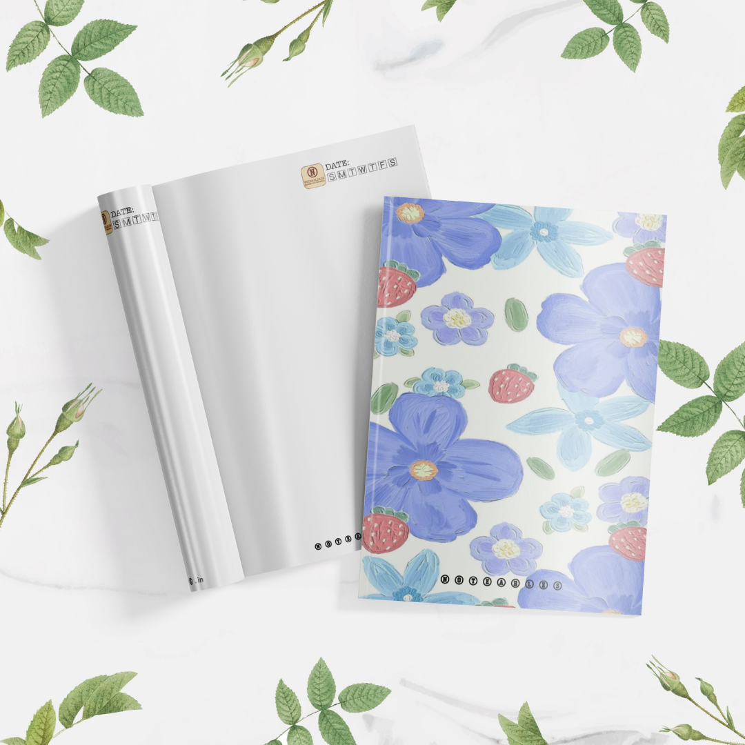 Plantable Flowers with Strawberry Delight Notebook A6