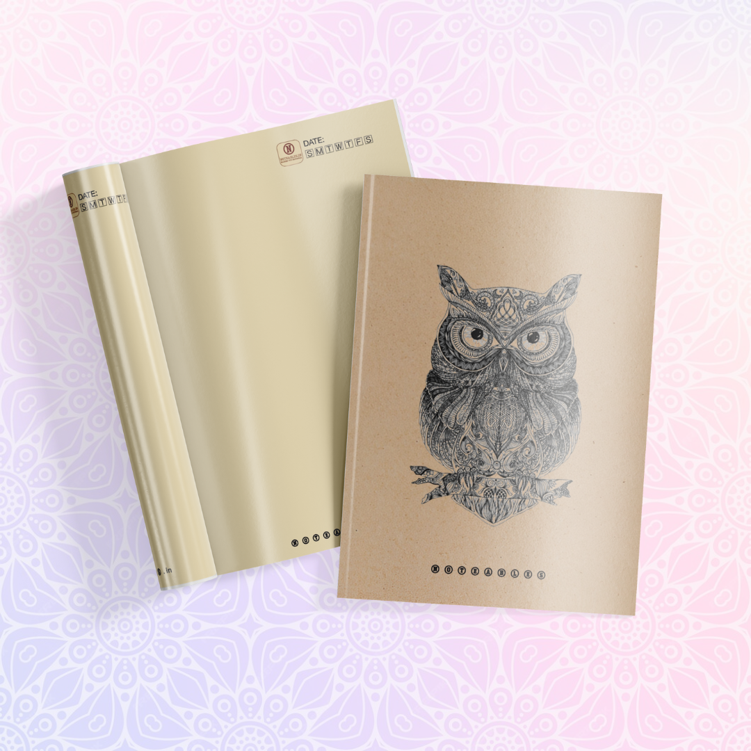 KRAFT ARTISTIC OWL NOTEBOOK A6
