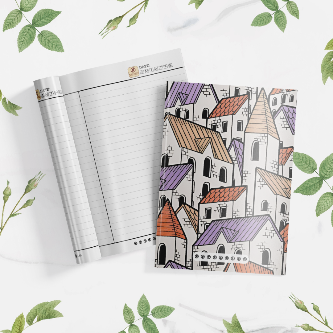 Plantable Urban Fashion Multi-Building Notebook A5