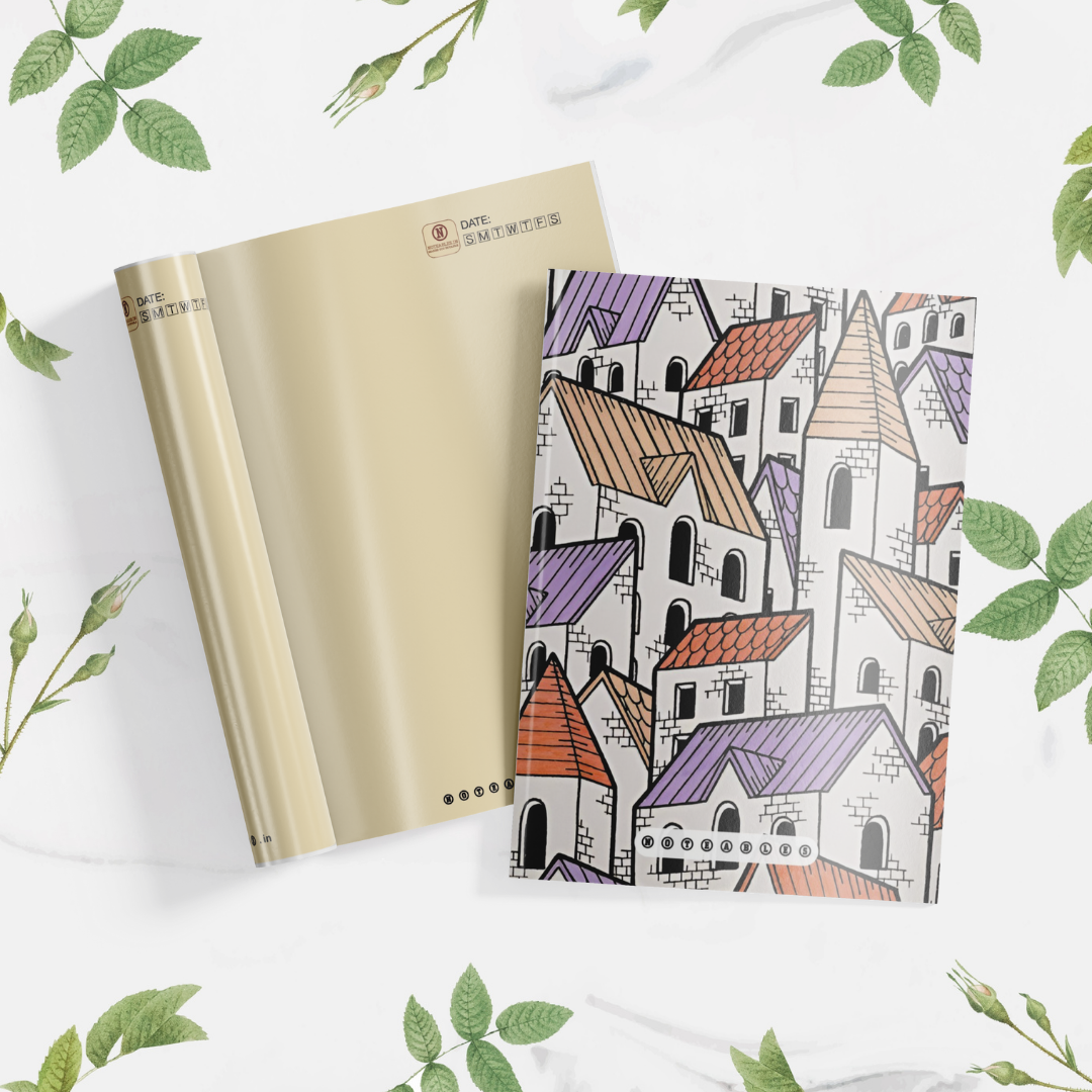 Plantable Urban Fashion Multi-Building Notebook A5