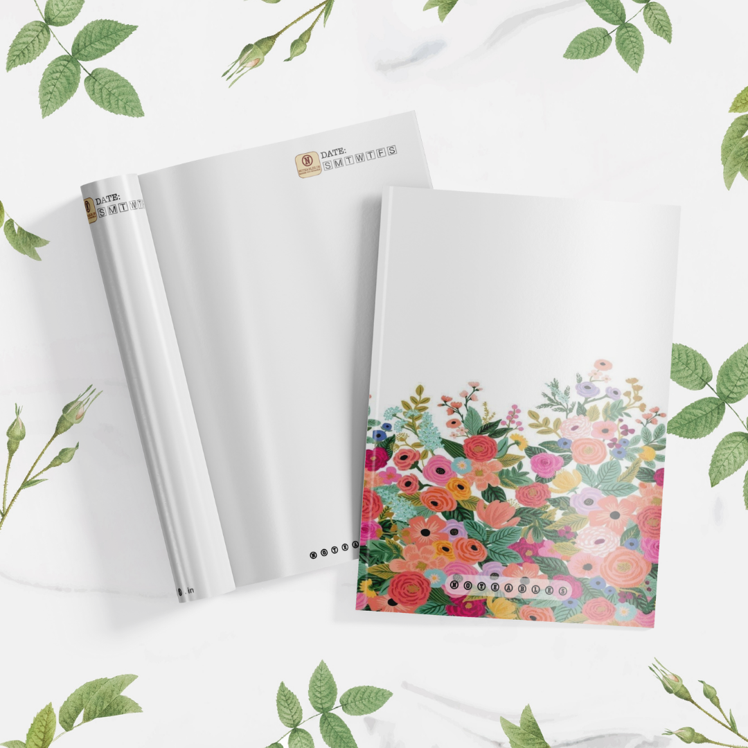 Plantable Floral Elegance Notebook A5