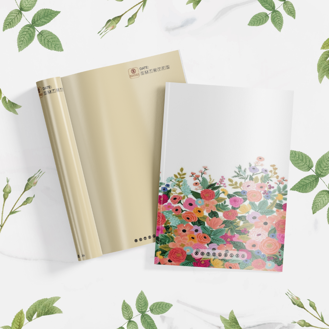 Plantable Floral Elegance Notebook A5