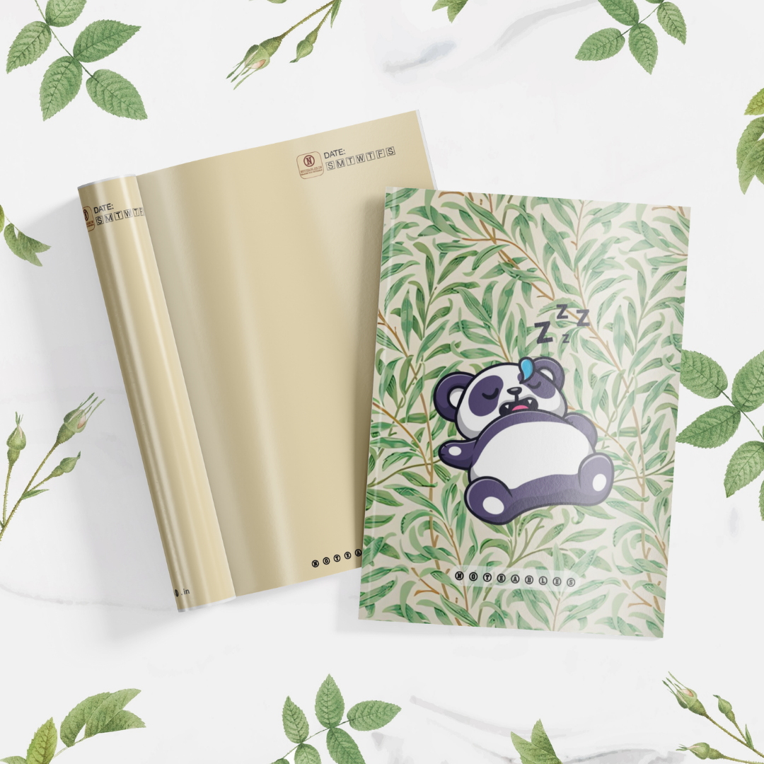 Plantable Dreamy Panda Notebook A6