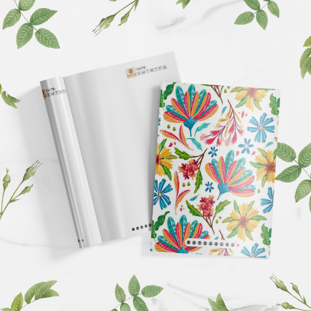 Plantable Floral Harmony Notebook A5