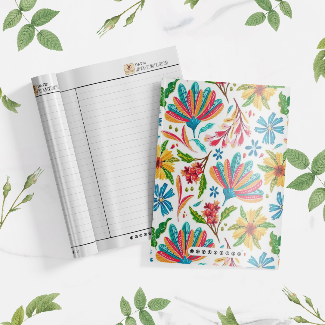 Plantable Floral Harmony Notebook A5