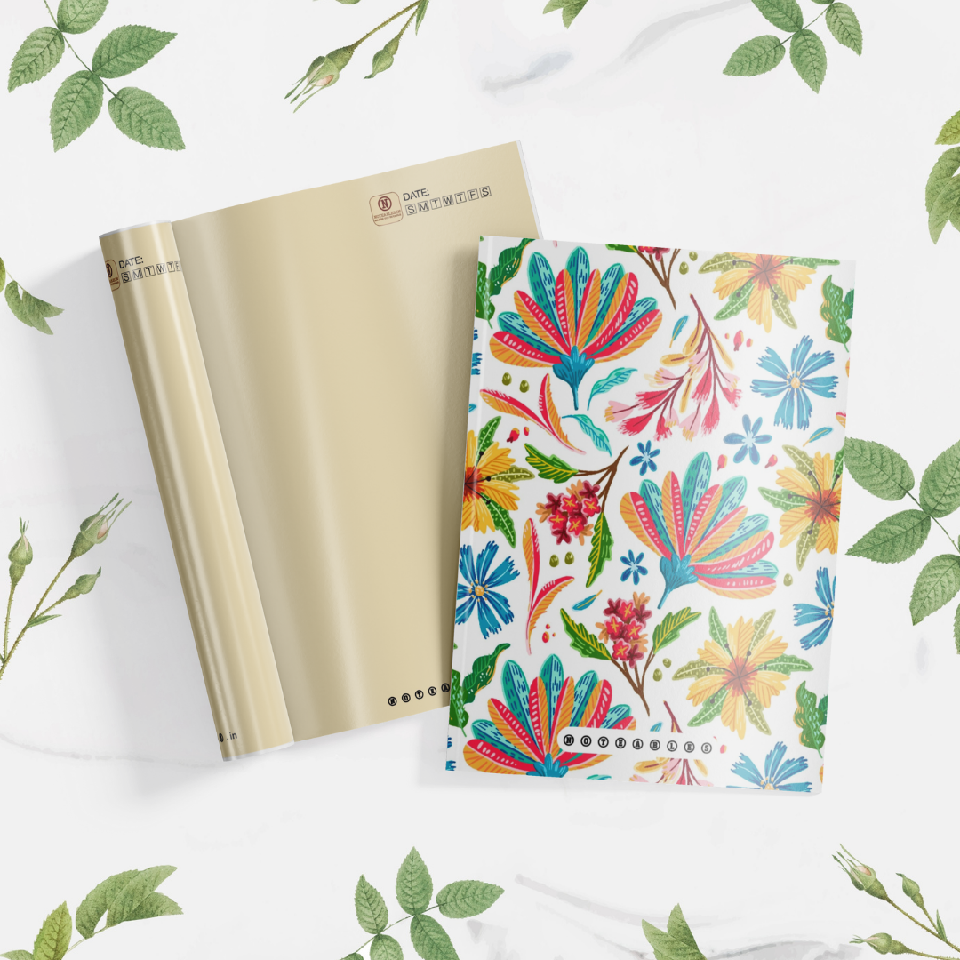 Plantable Floral Harmony Notebook A5