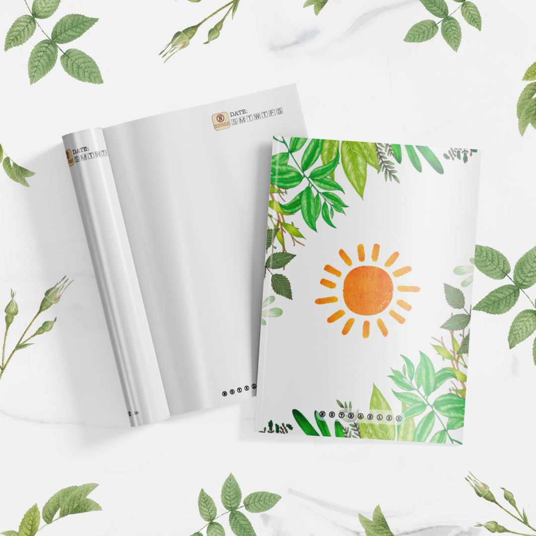 Plantable Tropical Sun Notebook A5