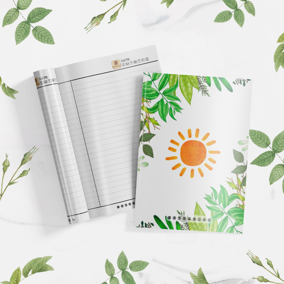 Plantable Tropical Sun Notebook A5