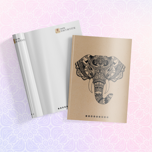 KRAFT ELEPHANT MANDALA NOTEBOOK A5