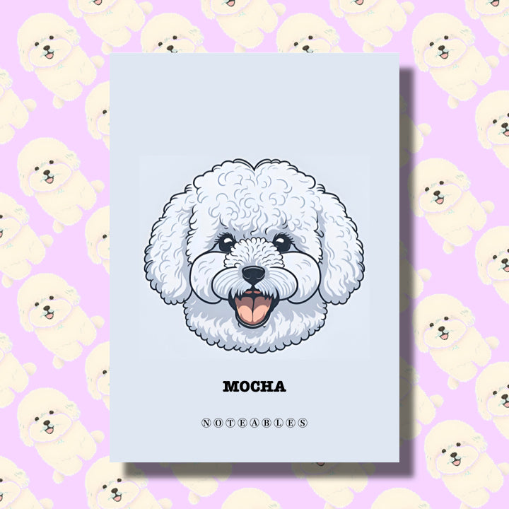 Bichon Poodle Themed Notebook A5