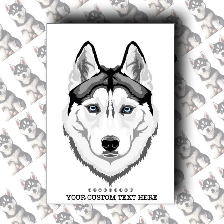 Husky-Themed Notebook A5