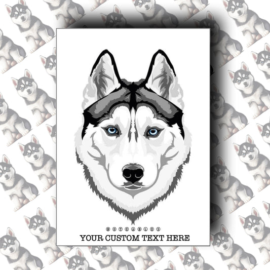 Husky-Themed Notebook A5