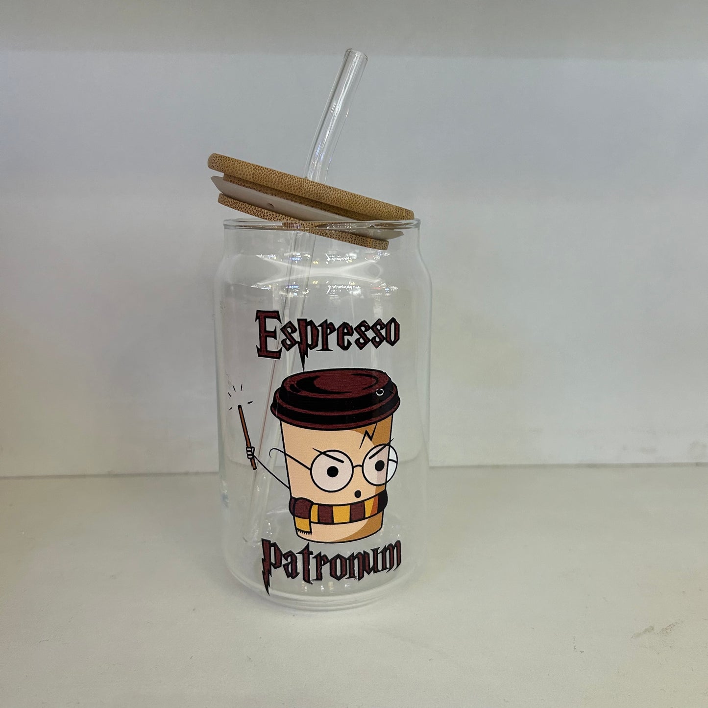 "Espresso Patronum" Glass Tumbler