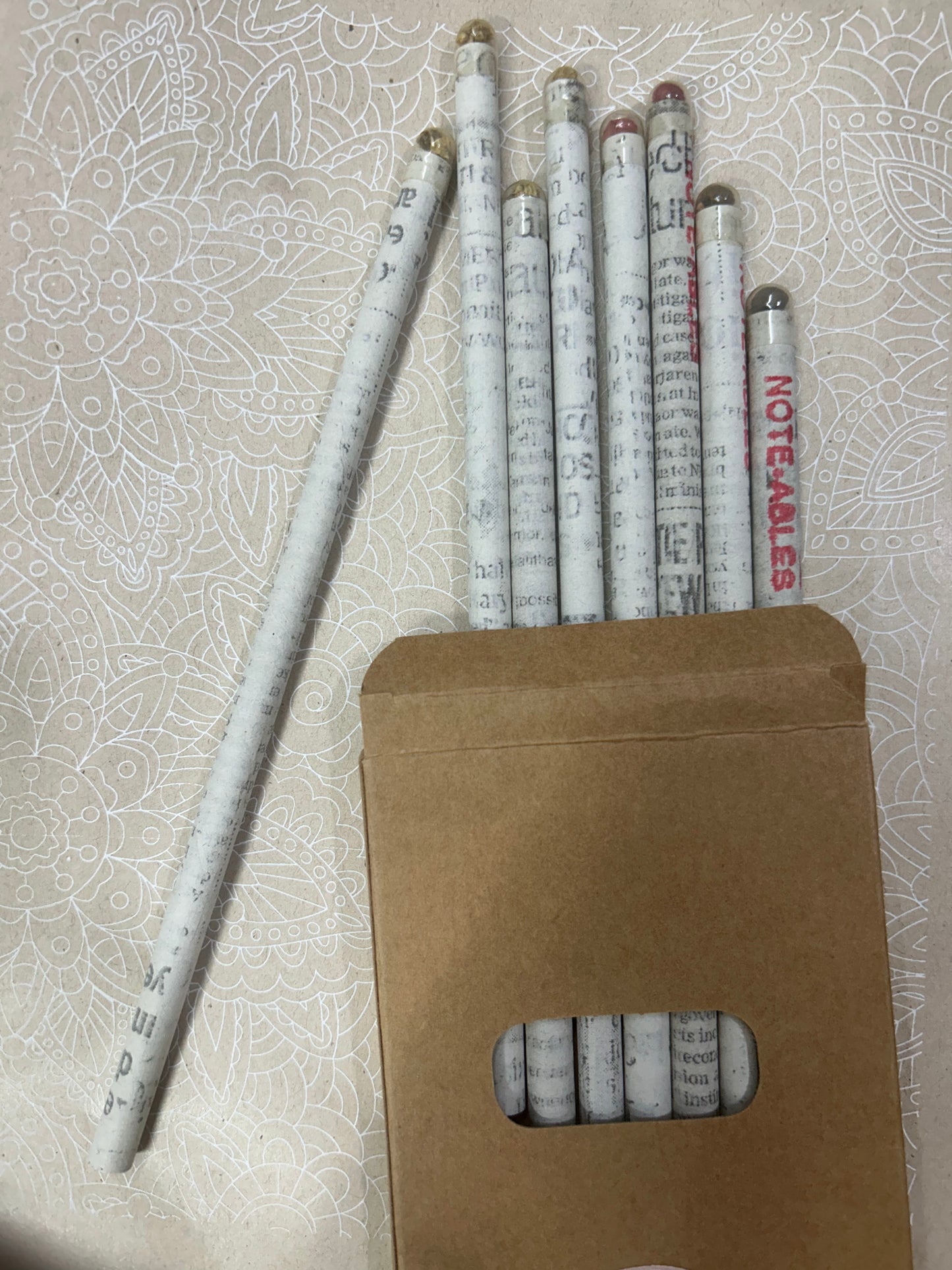 Plantable & Recyclable Newspaper Pencils (Pack of 10)