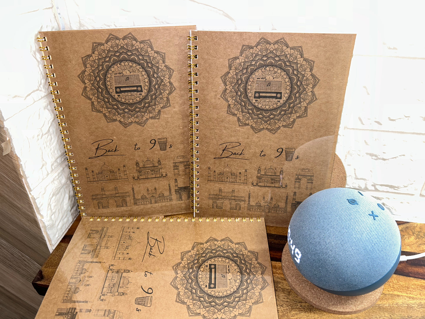 Back To 90s Golden Spiral Notebook A5