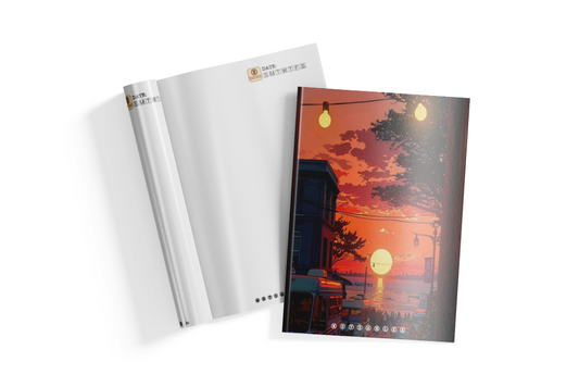 Sunset Vibes Notebook A6