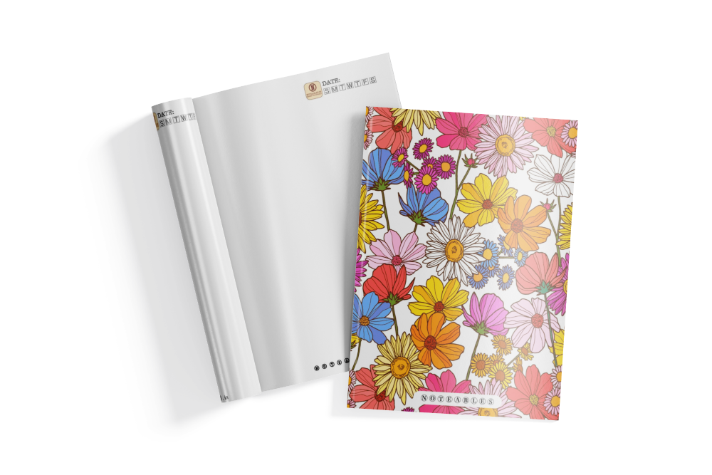 Floral Harmony Notebook A6