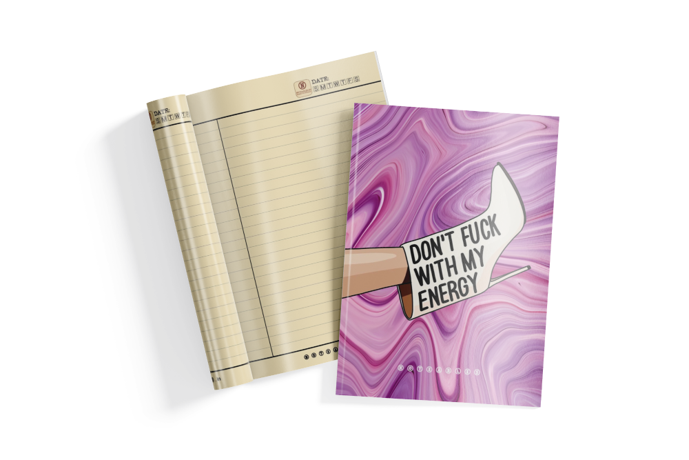 "Bold Vibes Only" Notebook A5