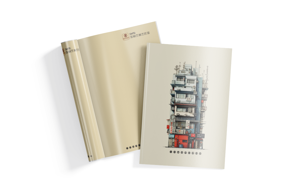 Japanese Building Edition Notebook A5
