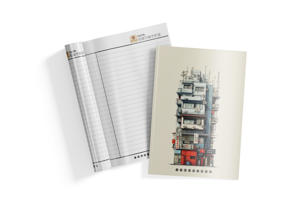 Japanese Building Edition Notebook A5
