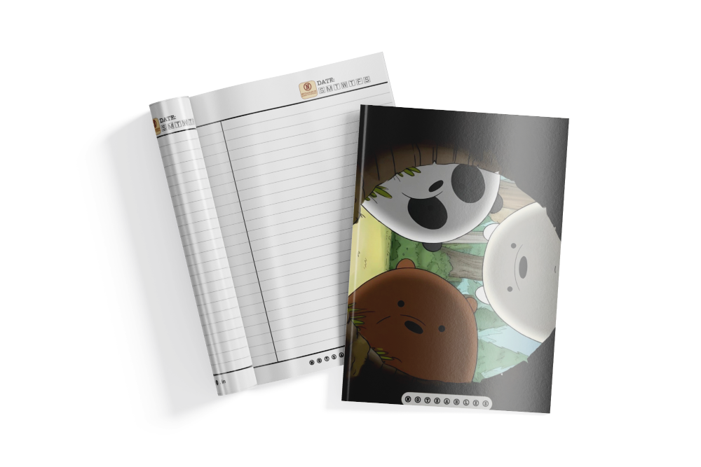 "We Bare Bears" Notebook A5