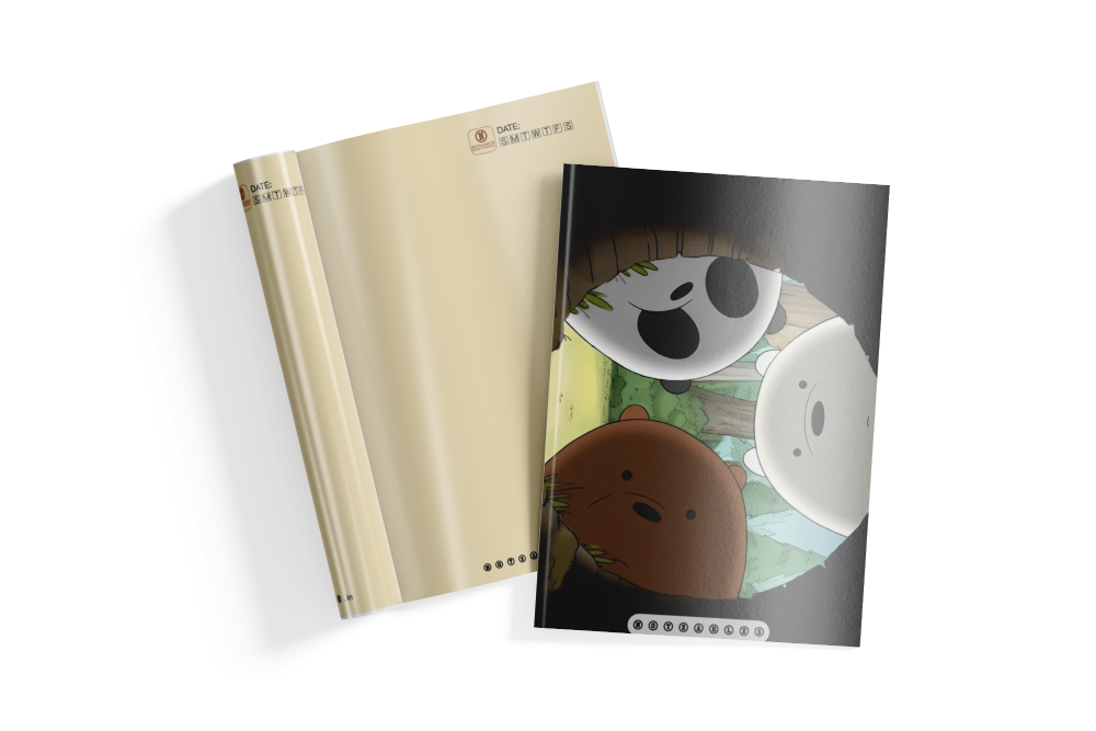 "We Bare Bears" Notebook A5