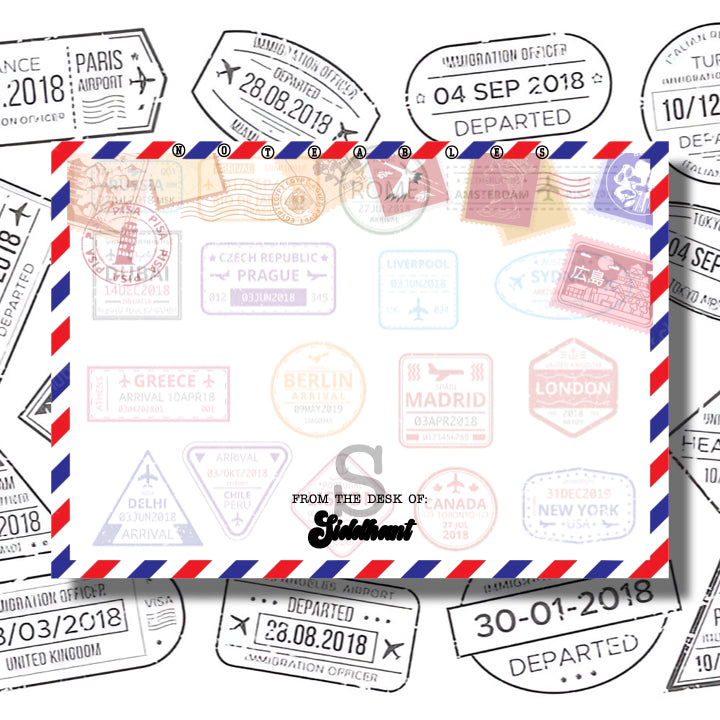 Airmail Notepad A5 (White)