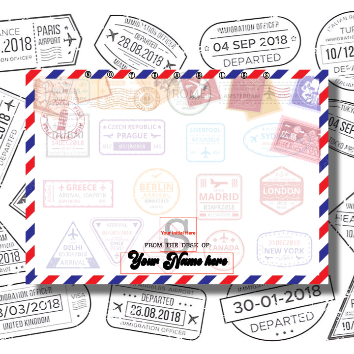 Airmail Notepad A5 (White)