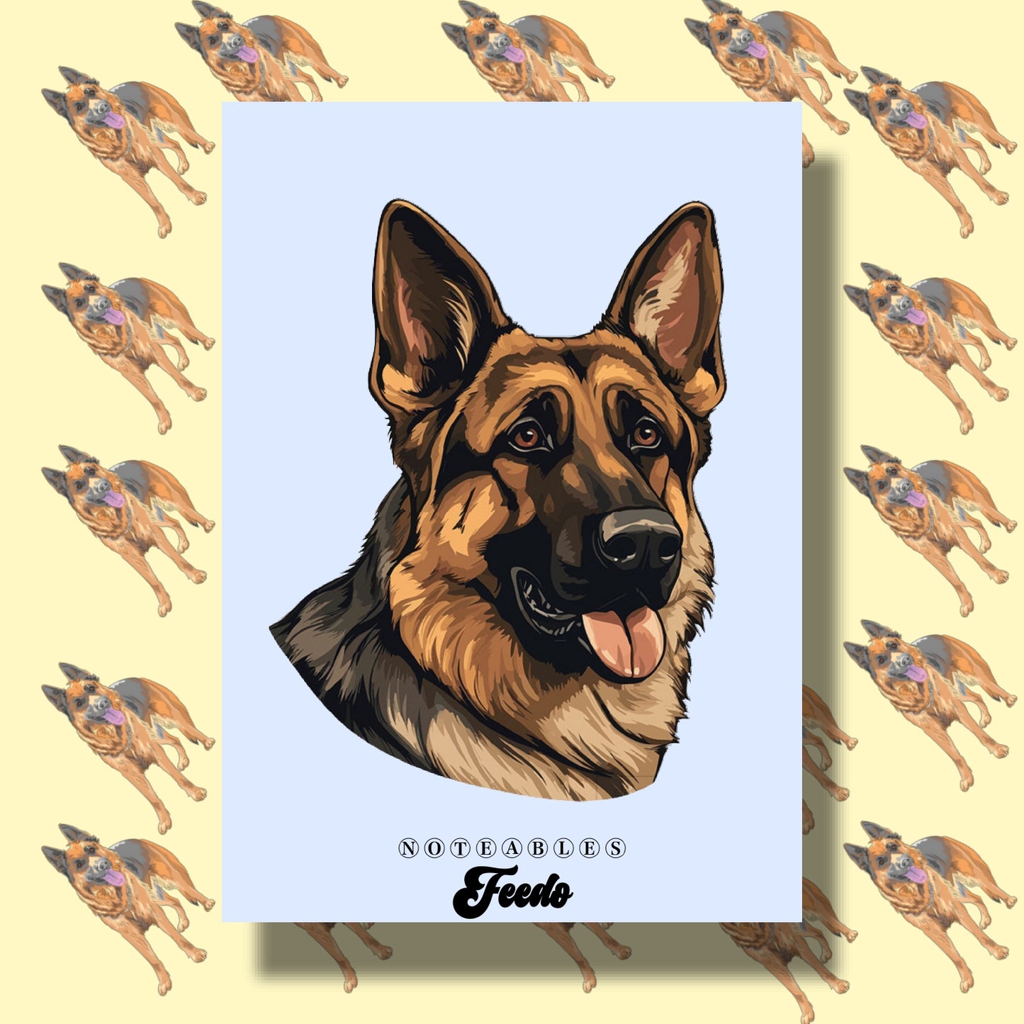 German Shepherd Notebook A5