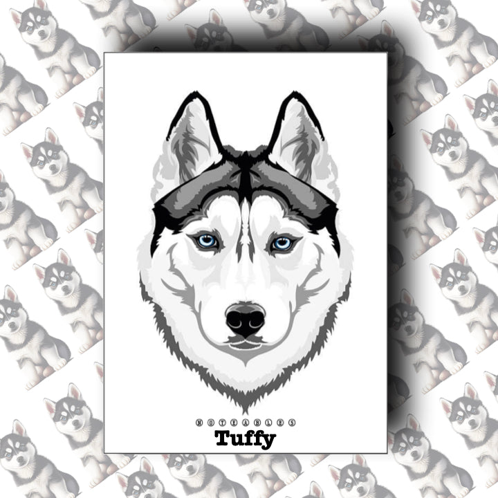 Husky-Themed Notebook A5