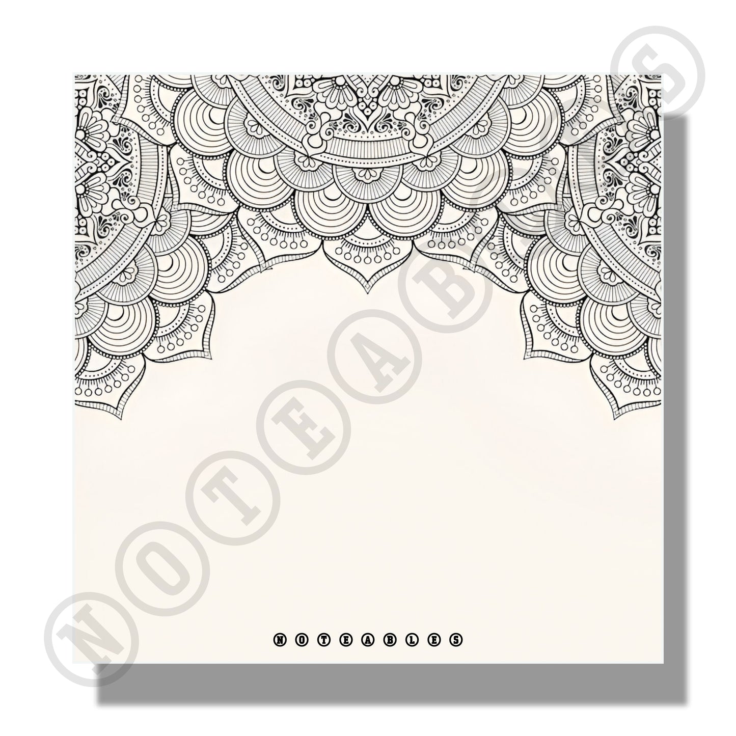Mandala Art Tearable Notepad