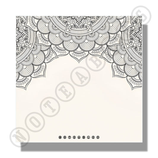 Mandala Art Tearable Notepad