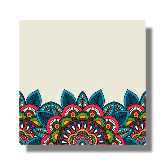 Modern Art Square Notepad